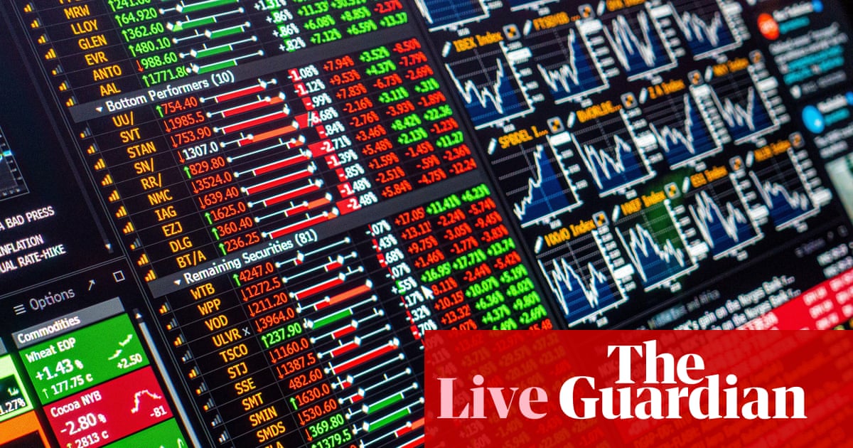Bond market turmoil eases across Europe; UK service sector growth jumps – business live